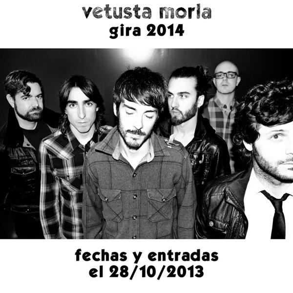 vetustamorla's tweet photo. Sólo por recordar: la semana que viene anunciaremos fechas y entradas para la #vmgira2014 http://t.co/NwOX5Kgtql