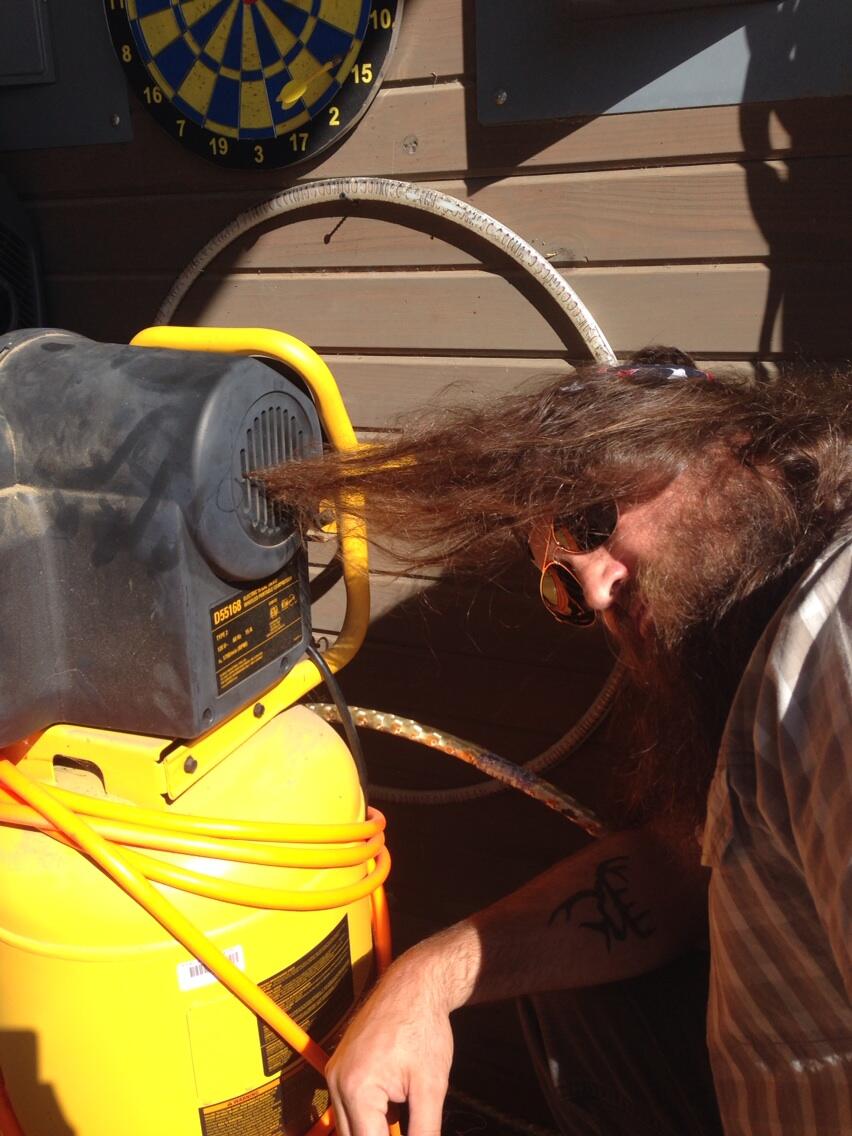 Hair Caught In Machine