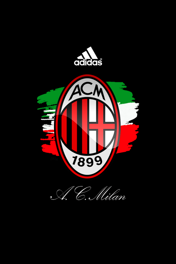 Iwiz On Twitter Nouveau Fond écran Iphone Ac Milan Http