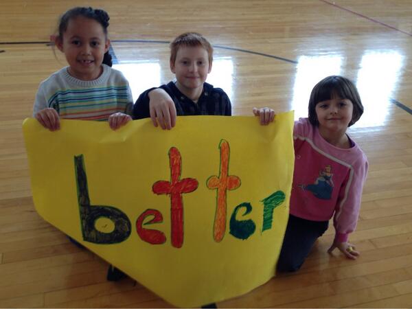 GarfieldPTO's tweet photo. Monday's GCG: Kindergarten teaches habit #6: Synergize. http://t.co/TglmSD6OGB