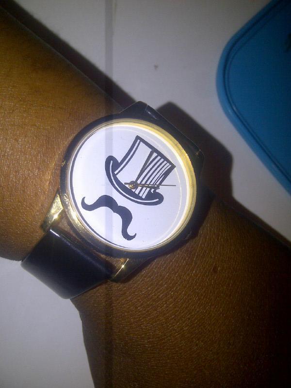 Every1 who sees me with my watch on asks me where I bought it. Well... I made it myself! #diyvibes #woza ☺☺☺