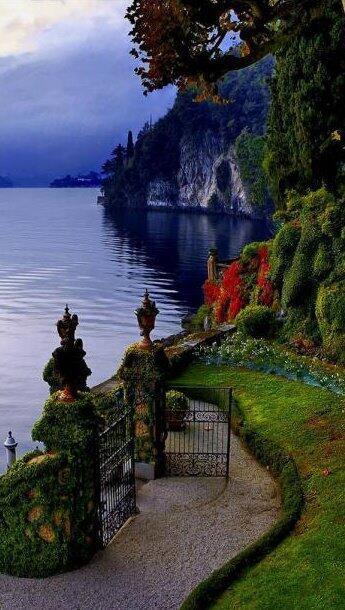 Lago di Como, Lombardy, Italia.