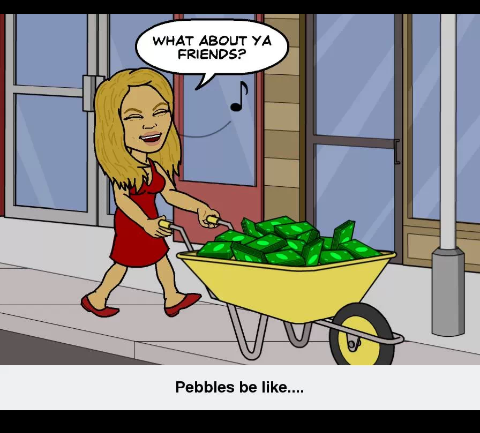 Pebbles be like......#tlc #CrazySexyCool #TLCStory #PebblesIsSomewhere #PebblesBeLike #Pebbles #whataboutyourfriends