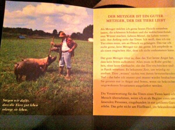 Und nachmittags für ein Interview getroffen: KL Schweisfurth "In unseren #Lebensmitteln sollte wieder Leben sein"