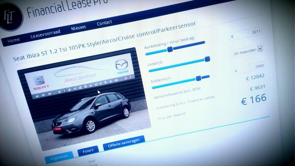 BasSaunders's tweet image. Een sneakpreview van onze intelligente #voorraadmodule! Uw voorraad gratis gekoppeld met een leaseprijs op onze site!