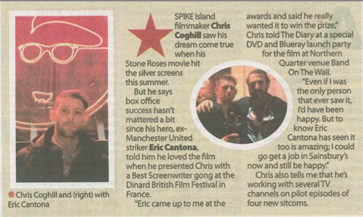 SpikeIslandUK's tweet photo. Cheers @MENnewsdesk for putting the launch in the Diary today! Chris Coghill fullfils his dreams with Spike Island... http://t.co/cqp5952IZp