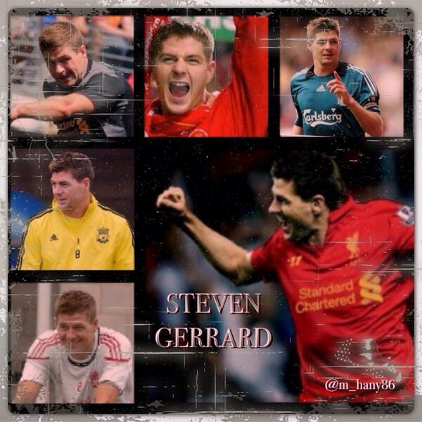 M_hany86's tweet photo. STEVEN GERRARD ... #LFC &amp; football icon #LFC #YNWA http://t.co/73cTbnZAzf