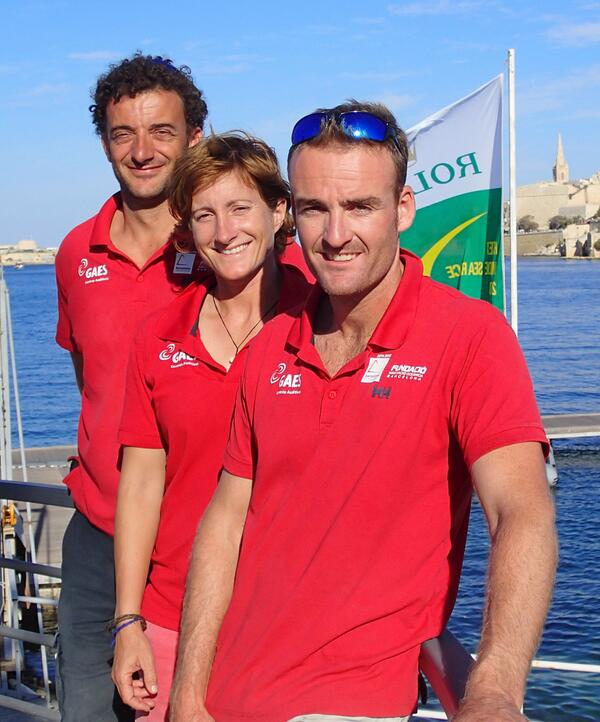 2014BWR's tweet photo. A.Corbella: "3 days at maximum, hand to hand GAES-Hugo Boss" #RMSR "Good feelings &amp; great training" # BWR2014 # IMOCA http://t.co/J7CezZEXoy