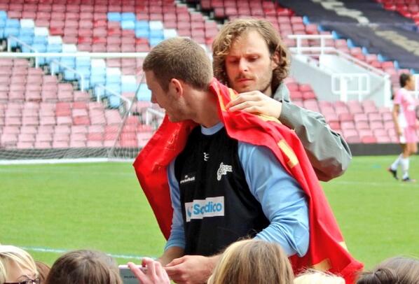 Merlinflag's tweet image. A happy memory of being sandwiched between Tom and Rupert at soccer six in 2012 #OneOfTheBestDaysEver