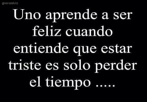 versoshits's tweet photo. Vida solo hay una se feliz!! http://t.co/FkupwlOsiq
