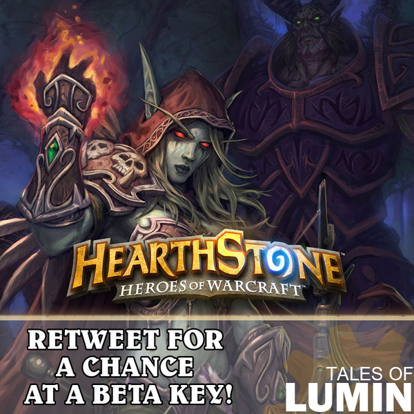 TalesOfLumin's tweet photo. Retweet this for a chance at a #Hearthstone beta key! Winner chosen in about 3 hours! :D http://t.co/fzQxBfui0X http://t.co/V0z6fteHHg