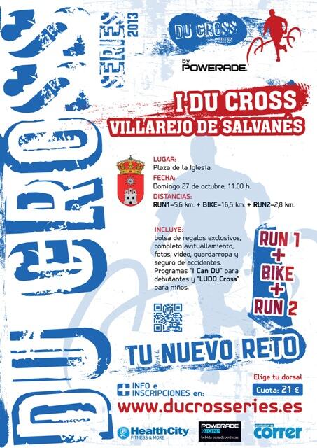 El próximo domingo 27 se celebra el Primer Du Cross en nuestro municipio,os esperamos