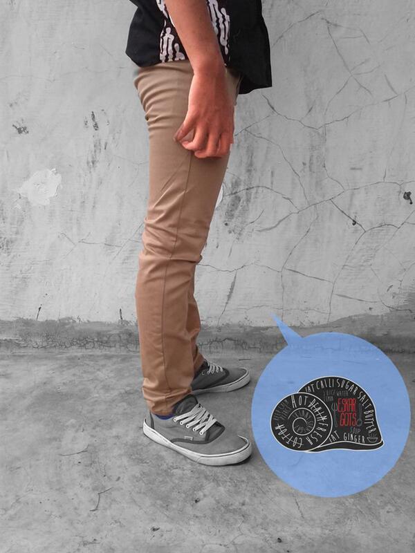 #Eskargots Chino Pants | Material: Twill  stretch | Size: 30,32,34 | IDR.150k | Kode: Hot Coffee