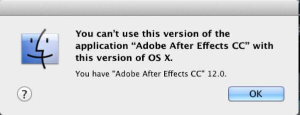 SergioVillaK's tweet image. Oops… #aftereffectsCC #osx #mavericks