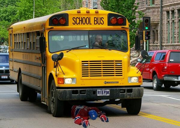 Bloumeister's tweet image. Question of the night: did Therrien throw Eller under the bus? #inappropriatecomment