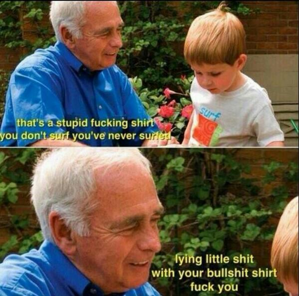 FunnyPicsDepot's tweet photo. Bad Grampa... http://t.co/zFAkwUwCkq