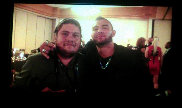 larryberrones's tweet photo. @GarettBischoff  thanks for a great bound for glory weekend. Good to meet you and Knux. http://t.co/k7IbEZwQRP