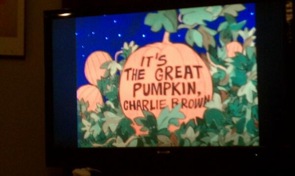 KickBoy's tweet image. I love me some It's The Great Pumpkin Charlie Brown!