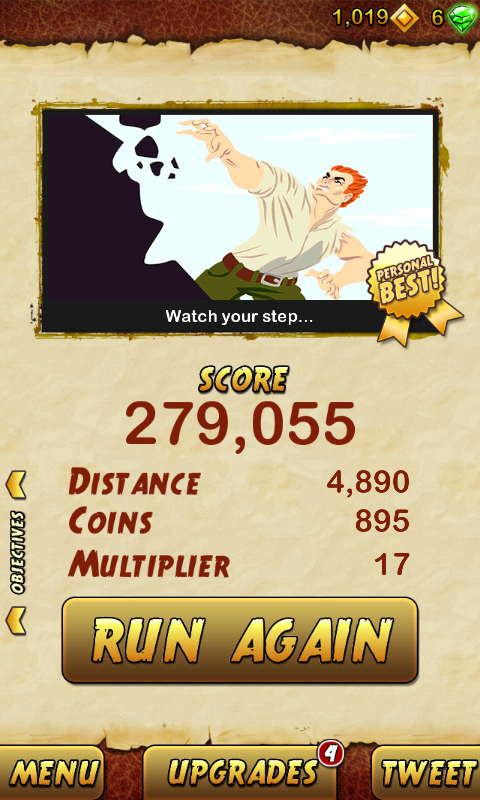 I got 279055 points while escaping from a Giant Demon Monkey. Beat that! bit.ly/TempleRun2Andr…