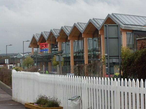 Just making the finishing touches for tomorrow. Doors open at 8, ribbon cutting at 10. Hopefully it'll stop raining!