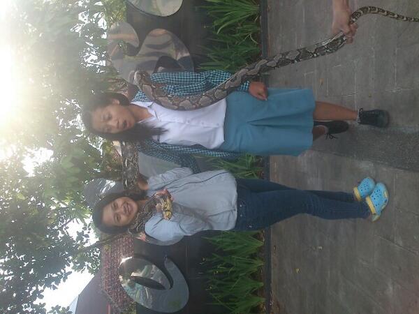 mynameisrany's tweet image. @Rismaayufatmawa #gadisular #ularpiton #rawrr