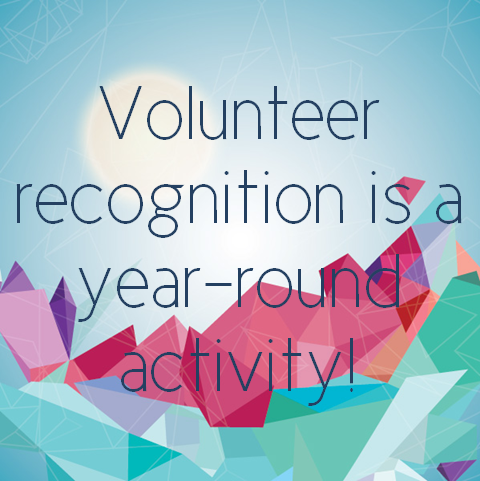 When was the last time you recognized your volunteers? #saythanksoften