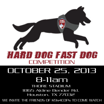 K9sOfficial's tweet image. Join us for #HardDogFastDog on Oct 25 at 8am! #TK9O 
@kkschiller @hcsotexas @houstonpolice @abc13houston @KPRCLocal2