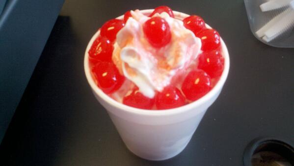 Get 50%off seasonal flavors 1p-4p. Mention FroyoFusion @ register.  
Hurry b4 VanillaCake and TropicalFruit run out!