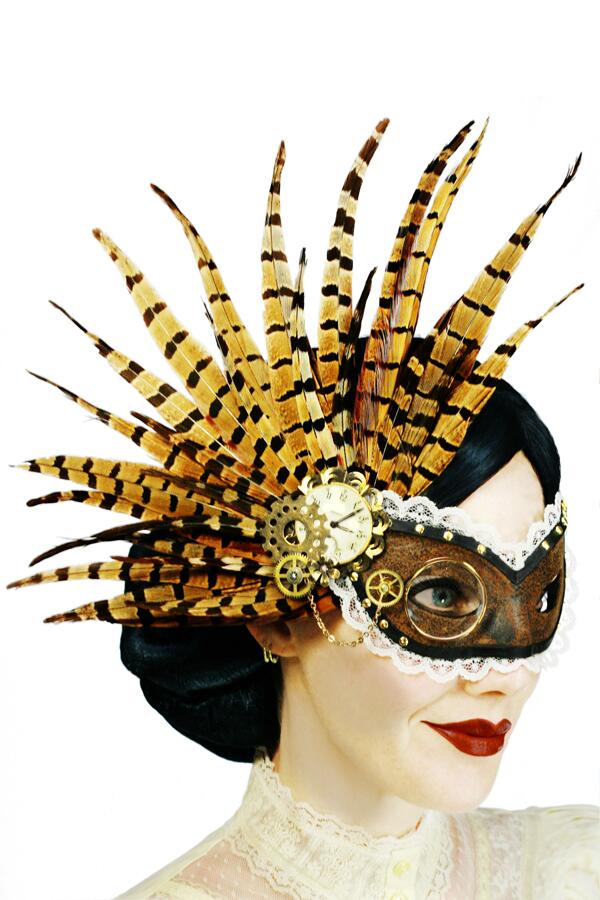peacockblue's tweet photo. Introducing the one-of-a-kind #steampunk style Helena from our new series of Mystique Masks! http://t.co/0P2x6oSShl http://t.co/2AGV9af1Gz