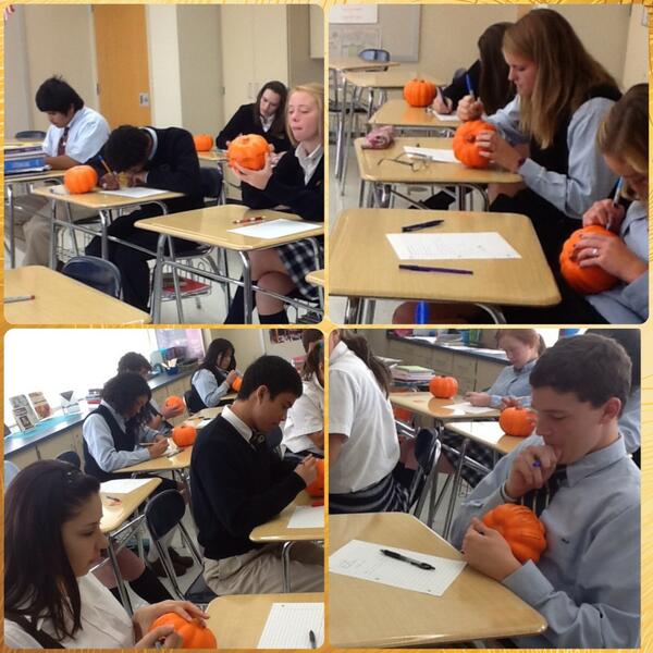 MrsLeeMcD's tweet image. The pumpkins are happening! #CompClass #McD #engchat #picstitch