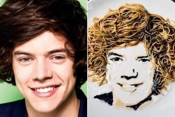 PiingUK's tweet photo. #NoodleHair's so in right now, even Harry Styles is in on it. #1direction #Directioners http://t.co/JcR1T2HY5C
