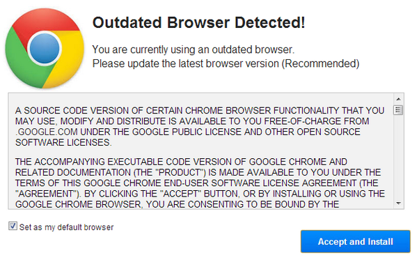 TweetSmarter's tweet photo. #WatchOut for FAKE update notices from "http://t.co/MHZScUQTTC" and don't click links! http://t.co/69kLm7rSgF