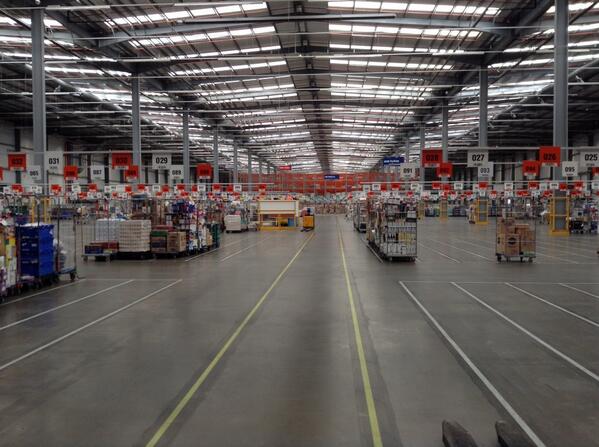 Magor,s trunk warehouse much brighter climate controlled but a lot newer