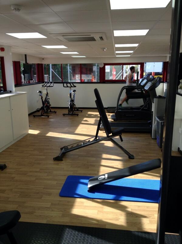 Staff gym area