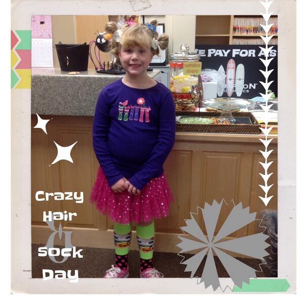 ThompsonBraces's tweet photo. We have awesome patients! Getting into the school spirit. You look great, Sarah! #thompsonortho #straightteethrule http://t.co/INFvSKmo5R