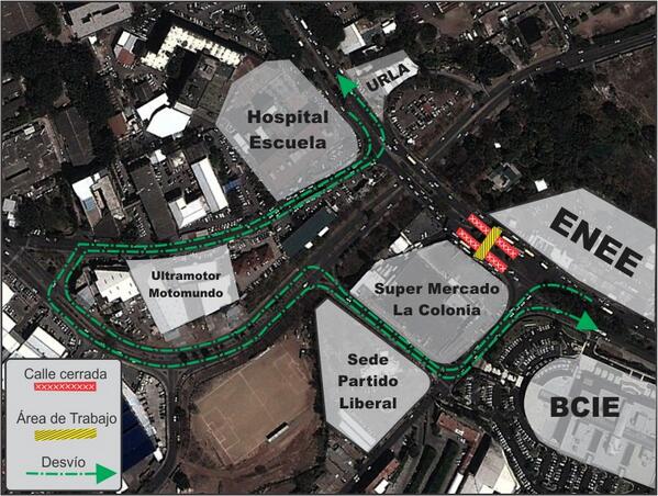 Trans450's tweet image. Desvío. Trabajos NOCTURNOS 10:00PM - 6:00AM bit.ly/16t9CJZ