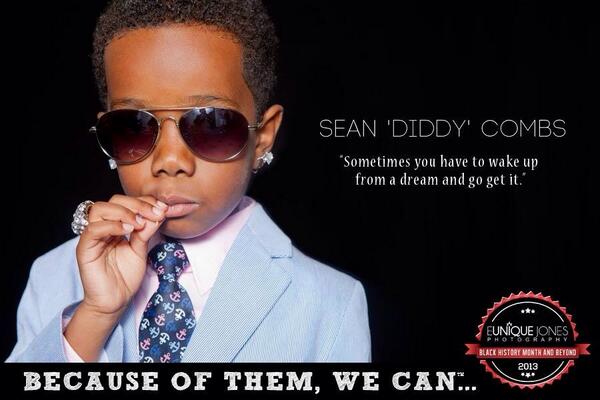 common's tweet photo. Fresh!  RT @euniquejg: "Sometimes you have to wake up from a dream and go get it." - @iamdiddy #becauseofthemwecan http://t.co/gOspZhkD2J