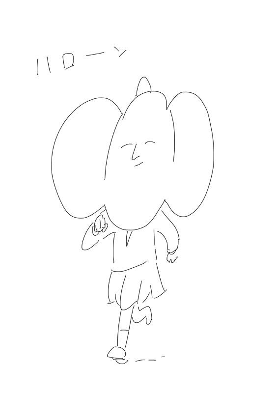 描いた。早いぞ。 