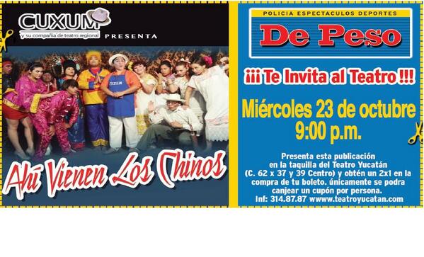 ortizsacramento's tweet photo. @CUXUMTEATRO @Britany_Yajaira @chayak_ @_Joelherrera Exito esta noche. Saludos a todos. http://t.co/iNzXa6g6yt