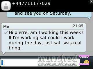J_Matthews96's tweet photo. @PeterMorgan_10 "real tiring" is it? http://t.co/5RZO5JrmdQ