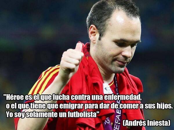 Andrés Iniesta, señores.