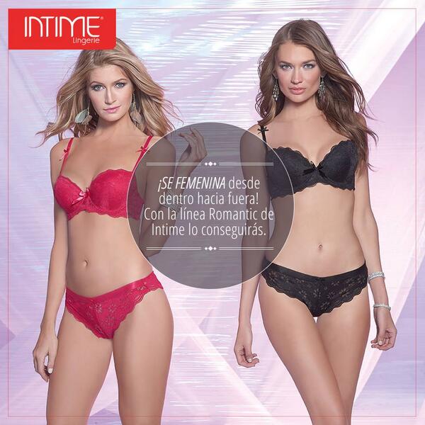 Intime Lingerie on Twitter: "Sé femenina con la línea Romantic que #Intime para ti http://t.co/iEhNcARxrg" /