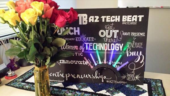 Great time speaking at #AZTBwomen lunch. Thx <a href="/AZTechBeat/">AZ Tech Beat</a> <a href="/TishinD/">Tishin Donkersley</a> <a href="/GrayhawkCapital/">Grayhawk Capital</a> 4 supporting #SiliconDesert women