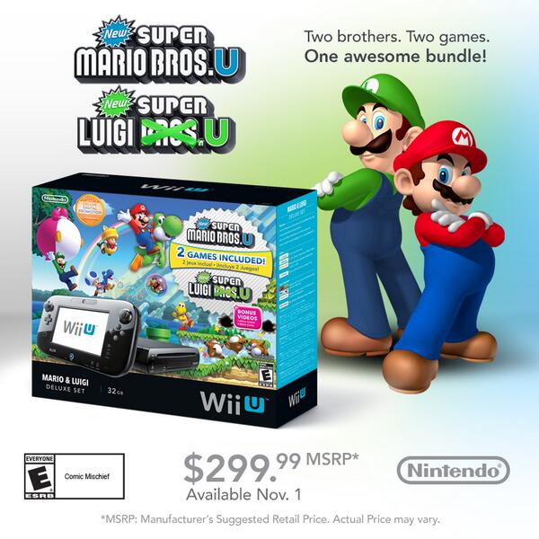 New Super Mario Bros U With Super Luigi U Nintendo Wii U Nintendo Wii U