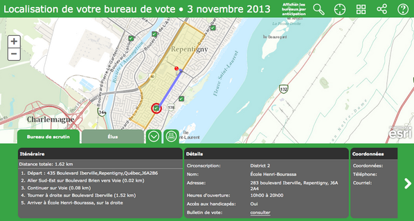 PatricePitre's tweet photo. Je cherche et je trouve mon bureau de vote à #repentigny http://t.co/qEEBX4onkT @electionsquebec @VilleRepentigny http://t.co/Fnq2fHVsuc