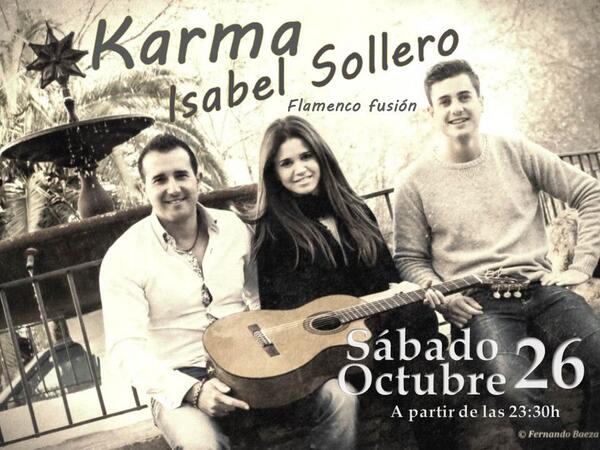 Karmaterraza's tweet photo. Flamenco fusion en Karma.sabado noche a las 23:30h http://t.co/vT16VGqK2W