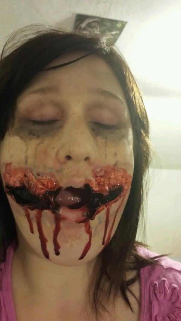 HauntedCreation's tweet image. My better version of Chelsey's smile.