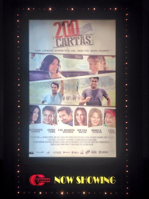 JsanchezPMPR's tweet photo. @200cartas Tremenda #pelicula, me la disfruté. @Lin_Manuel @DayanaraPR @MayraMatosPerez @BrunoIrizarry #cineboricua http://t.co/OFwDn5rnKo