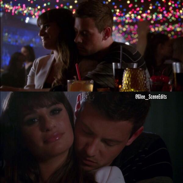 Glee_SceneEdits's tweet photo. The break up season 4 http://t.co/2nFwX15Uws