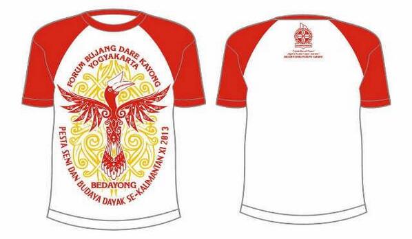 Baju Kontingen Bedayong Kab.Ketapang utk Gawai Dayak di UGM #Jogja 14-16 Nov 2013. IDR 60ribu.Hub:Wili 082155792949